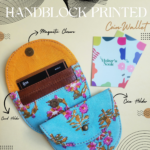 Handblock Printed Coin Wallet